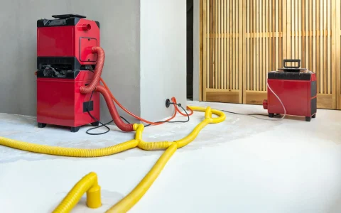 stock-photo-water-damage-restoration-service-for-a-leaking-home-environment-with-industrial-air-movers